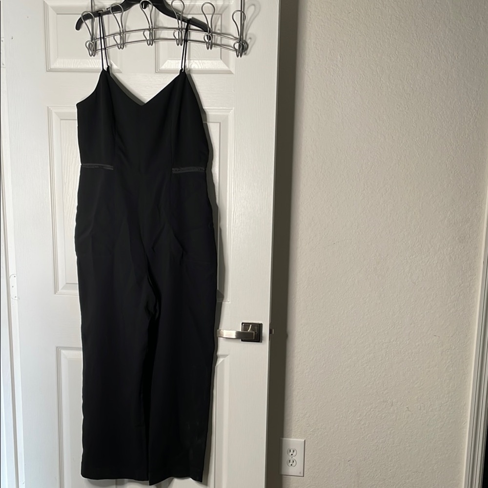 Maeve Anthropologie spaghetti strap Jumpsuit with pockets